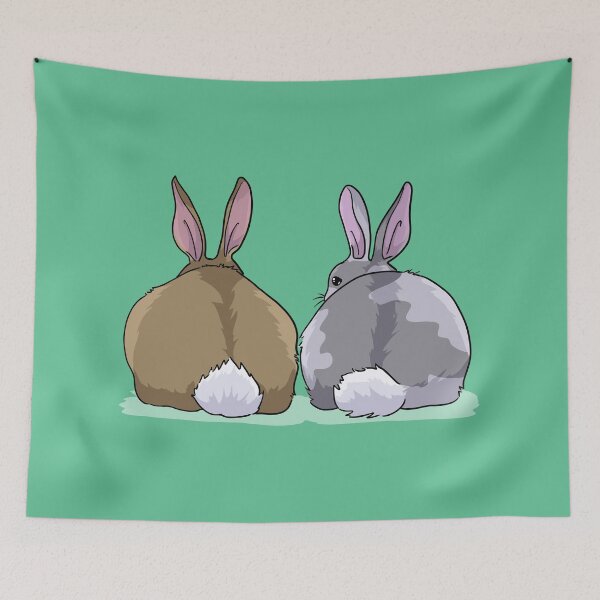 Item preview, Bunny Rabbit Butts designed and sold by JackNRum.
