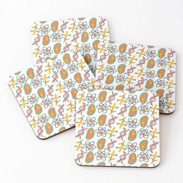 Item preview, Science Teacher Pattern with White Background designed and sold by WildeandCo.