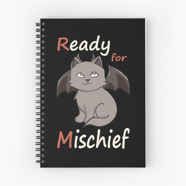 Aperçu de l'œuvre Illustration mignonne de chat vampire ailé espiègle créée et vendue par Creacats.