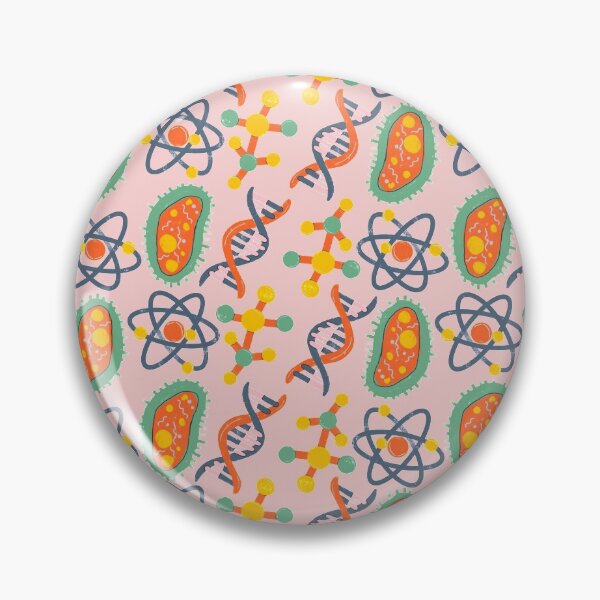 Item preview, Science Teacher Pattern with Light Pink Background designed and sold by WildeandCo.