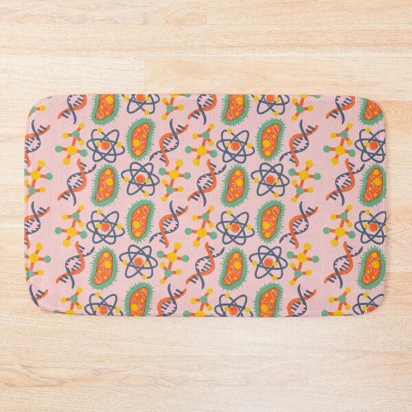 Item preview, Science Teacher Pattern with Light Pink Background designed and sold by WildeandCo.