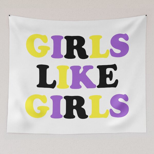 Item preview, Girls Like Girls (Non-Binary Pride) designed and sold by paralia.