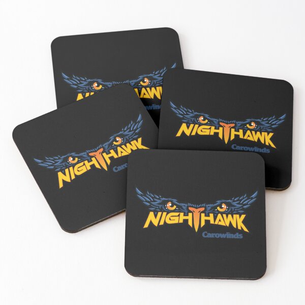 Nighthawk Carowinds Coasters Set Of 4 For Sale By Coastershirts