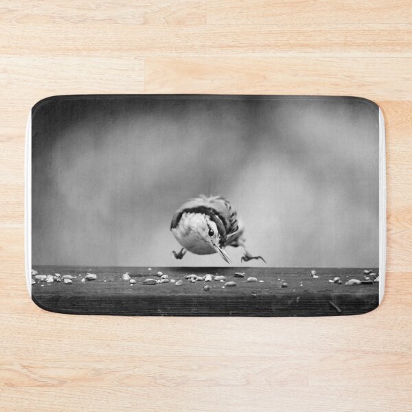 Item preview, Nuthatch in midair designed and sold by Laurie Minor.