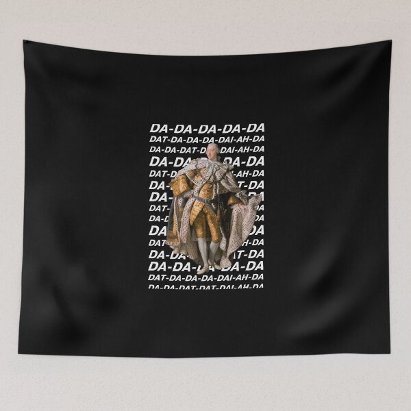 Item preview, King George III DA DA DA DA DA (white text) designed and sold by Ofeefee.