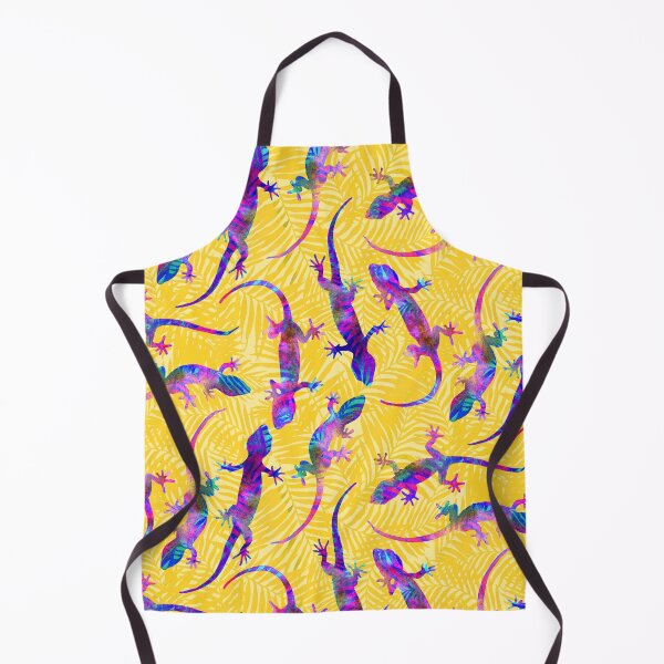 Item preview, Yellow Opalescent Summer Geckos designed and sold by Carolina Diaz.