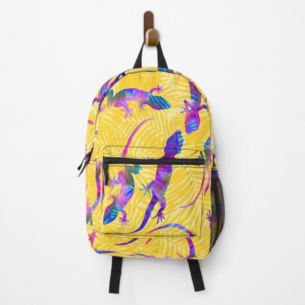 Item preview, Yellow Opalescent Summer Geckos designed and sold by Carolina Diaz.