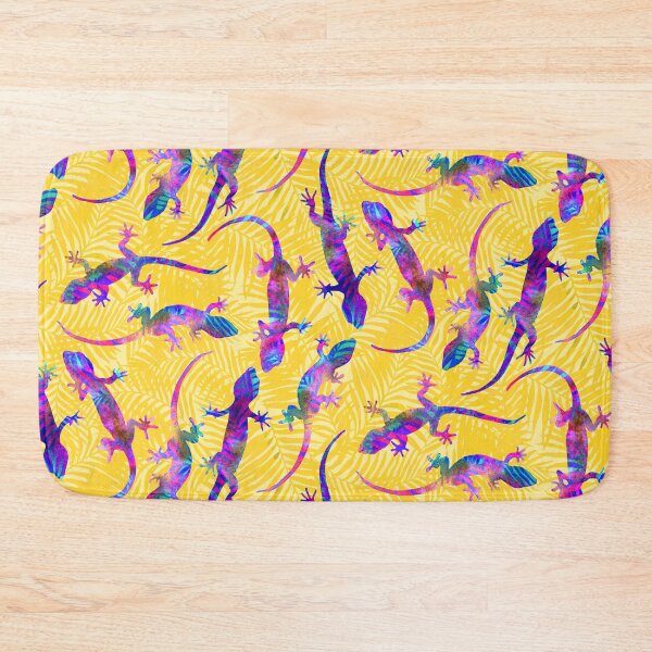 Item preview, Yellow Opalescent Summer Geckos designed and sold by Carolina Diaz.