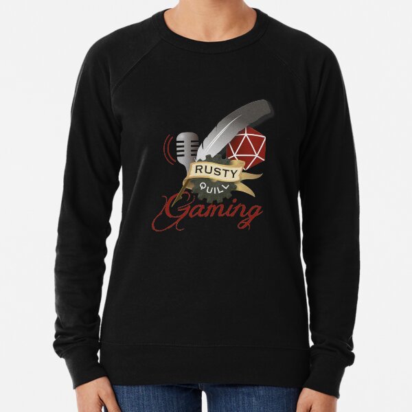 Rusty Quill Gaming Logo Lightweight Sweatshirt