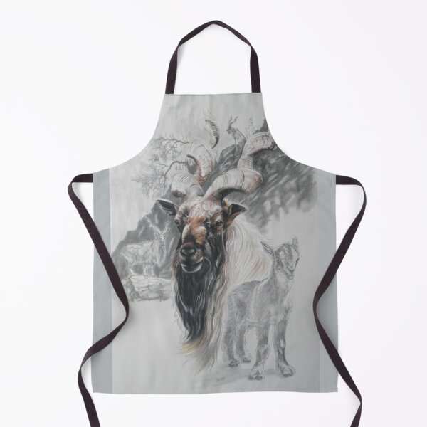 Item preview, Markhor Goat Collage designed and sold by BarbBarcikKeith.
