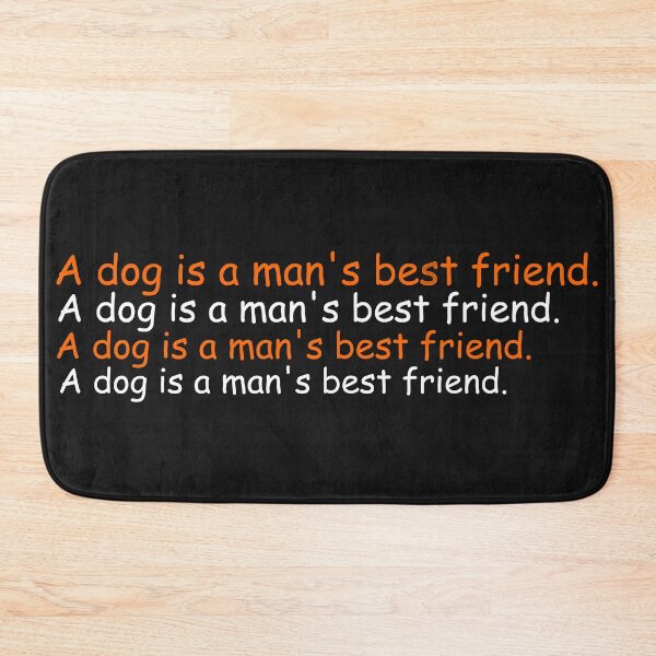 Item preview, DTEH A dog is a man's best friend design  designed and sold by DTEH.