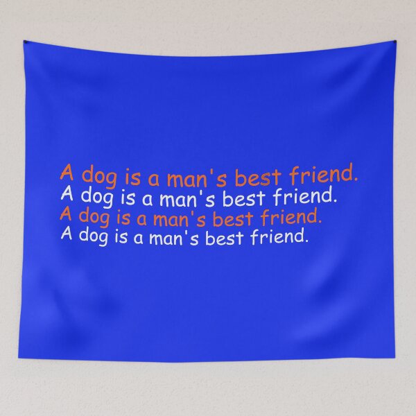 Item preview, DTEH A dog is a man's best friend design  designed and sold by DTEH.