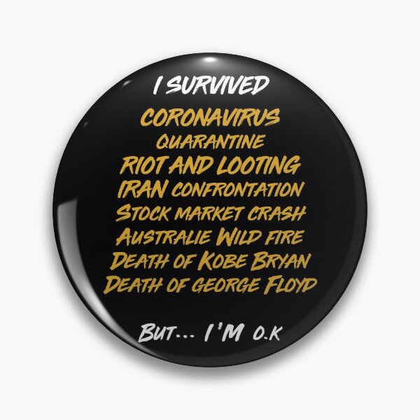 Item preview, I Survived quarantine, Riot, Iran, Stock, George Floyd T-Shirt, Black lives matter, Clothing gift, Black designed and sold by SLV7R.