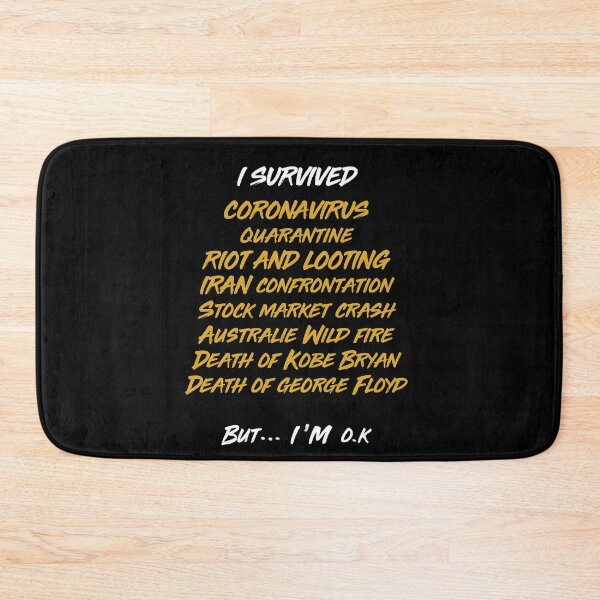 Item preview, I Survived quarantine, Riot, Iran, Stock, George Floyd T-Shirt, Black lives matter, Clothing gift, Black designed and sold by SLV7R.