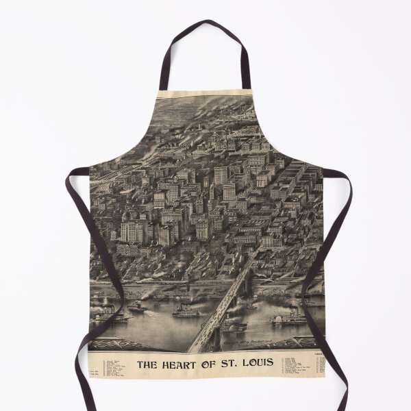 Item preview, Vintage Map of St Louis MO (1907) designed and sold by BravuraMedia.