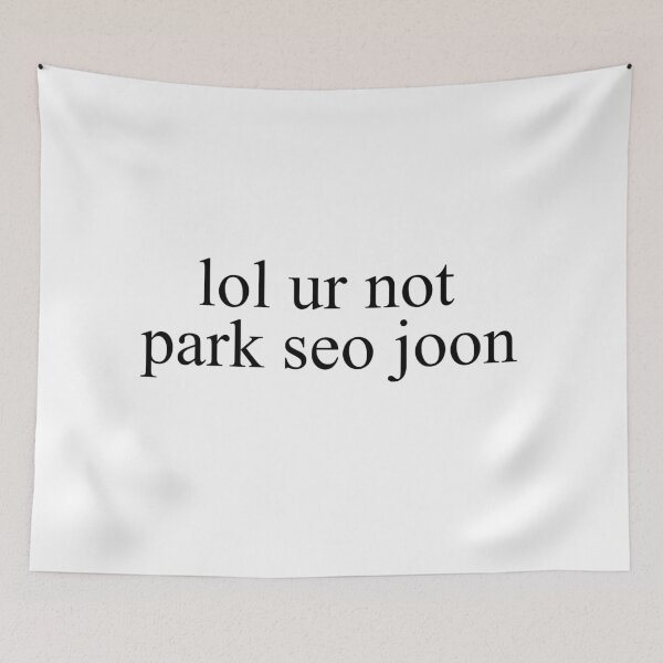 Item preview, lol ur not park seo joon designed and sold by khristinedesign.