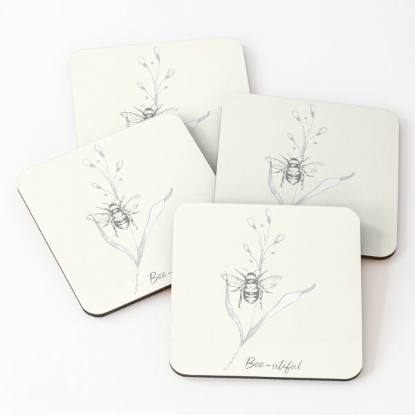 Item preview, Bee-utiful Silver Coloured Bee and Flower - Beautiful designed and sold by kbircham.