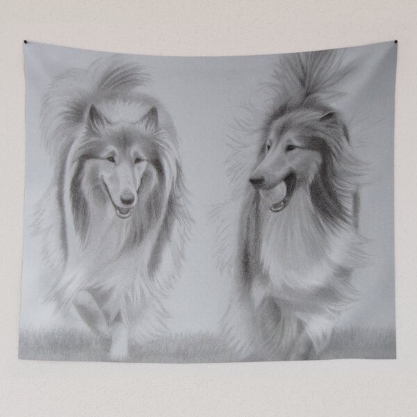Item preview, Rough Collie Retrievers designed and sold by KarenWoodArt.