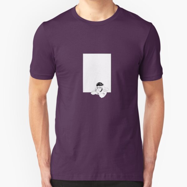 Rohan Kishibe Minimalist Drawing Slim Fit T-Shirt