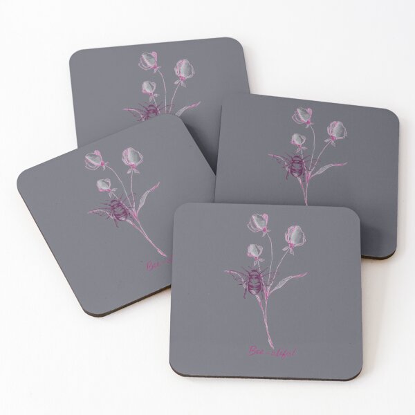 Item preview, Bee-utiful Plum Coloured Bee and Flower - Beautiful designed and sold by kbircham.