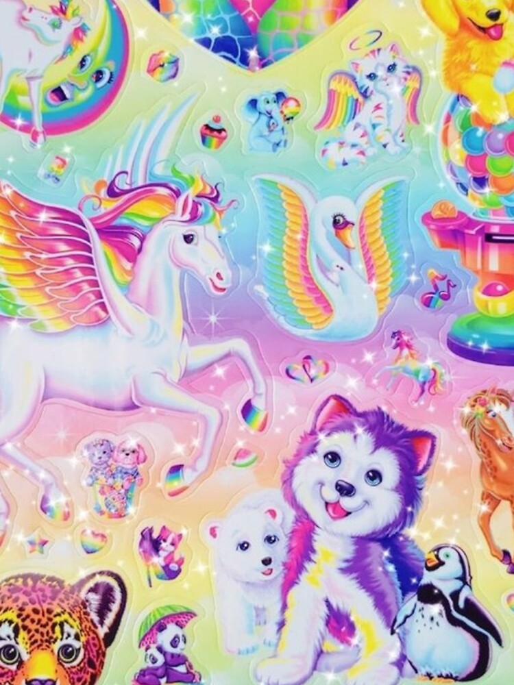 RAINBOW Y2K 2000S nostalgia print by lunar0000