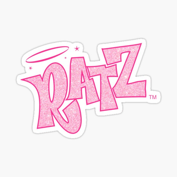 Item preview, Logo ratz con purpurina a cuadros rosa designed and sold by bella vallejo.