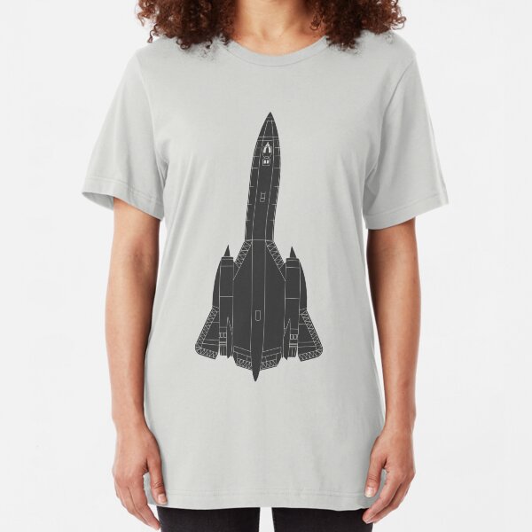 Lockheed SR-71 Blackbird Slim Fit T-Shirt