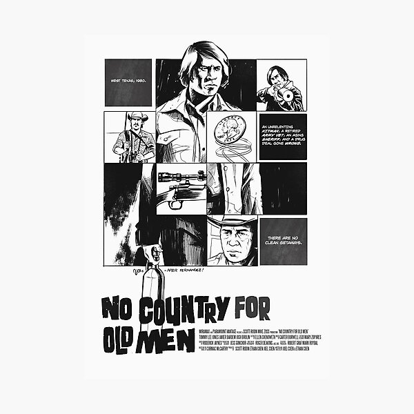 Item preview, No Country for Old Men designed and sold by Nathan Anderson.