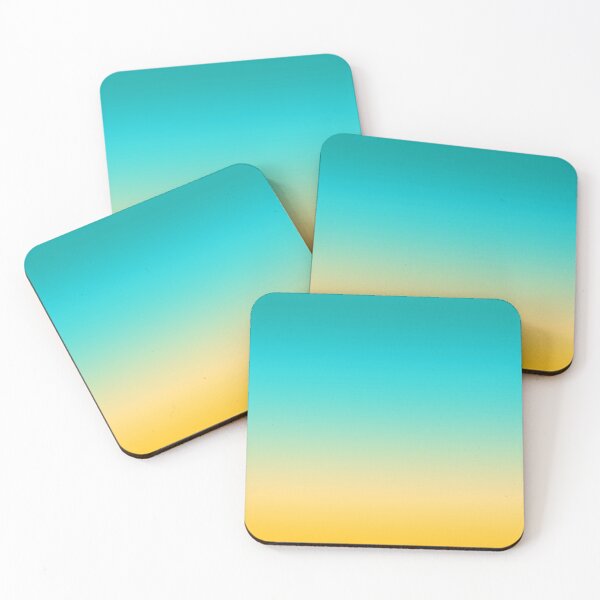 Item preview, Cityscape Skyline lemon and lime summer sunrise Gradient Contemprary Colour Art designed and sold by LJWDesigns.