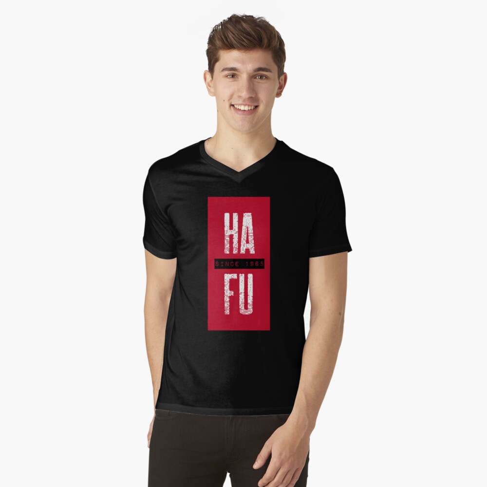 Item preview, V-Neck T-Shirt designed and sold by HAFU-Designs.
