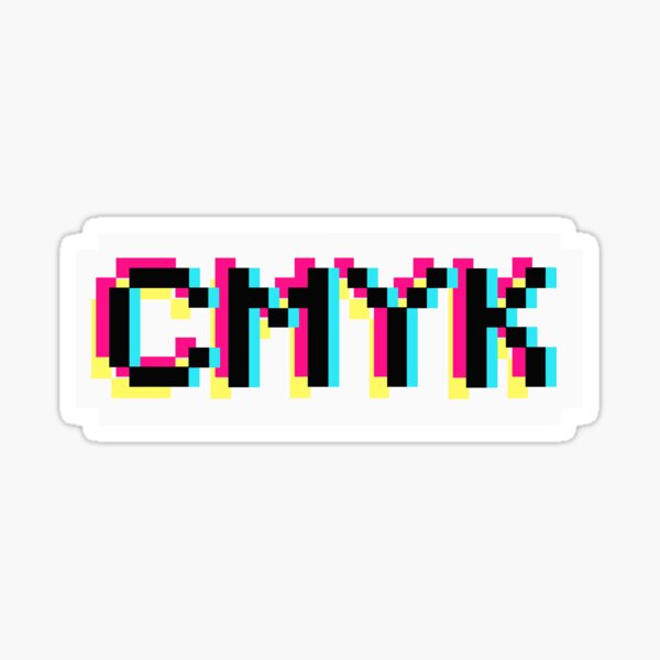 CMYK Sticker