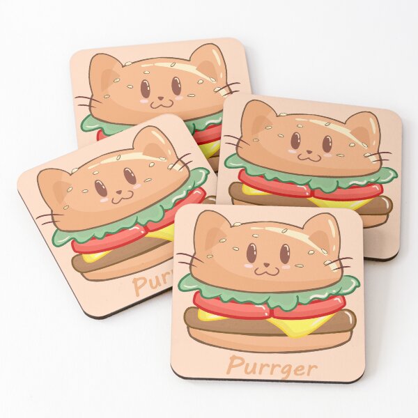Item preview, Purrger - Cat Burger designed and sold by StarGazeArtz.