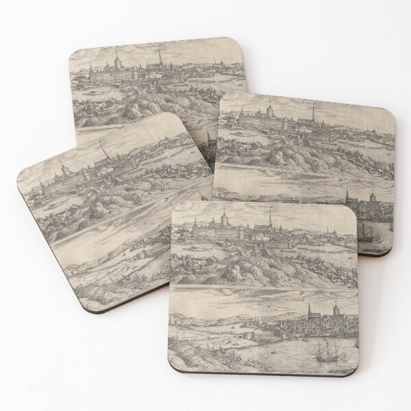 Item preview, Mapa vintage de Estocolmo, Suecia (1588) designed and sold by BravuraMedia.