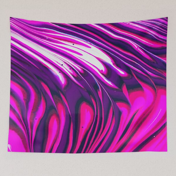 Item preview, Flower Flame Acrylic Pour Painting designed and sold by Ashley Branstetter.
