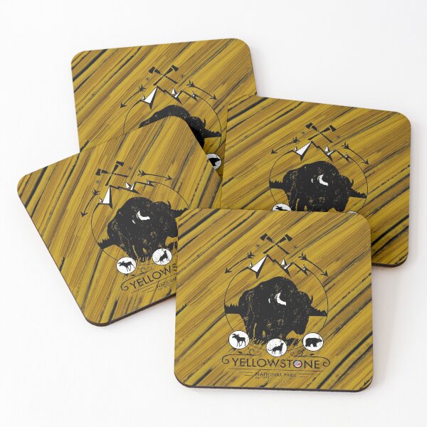 Item preview, Yellowstone National Park wood design designed and sold by Lighvision.