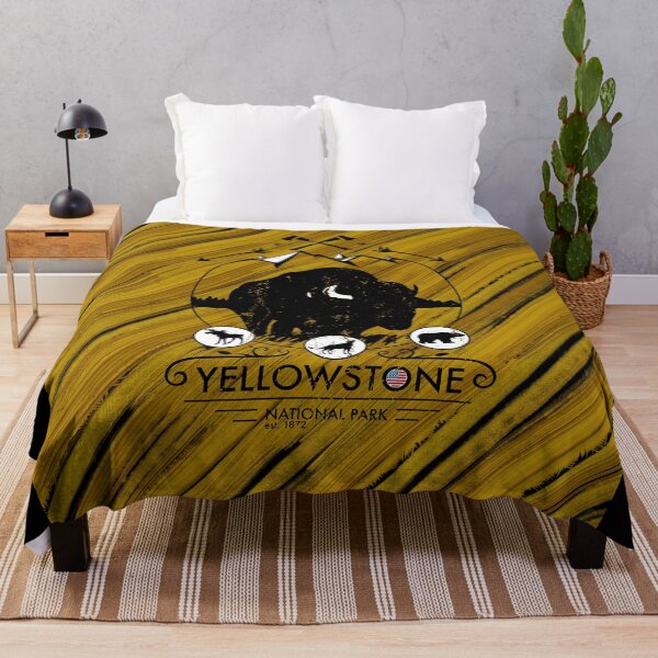 Item preview, Yellowstone National Park wood design designed and sold by Lighvision.