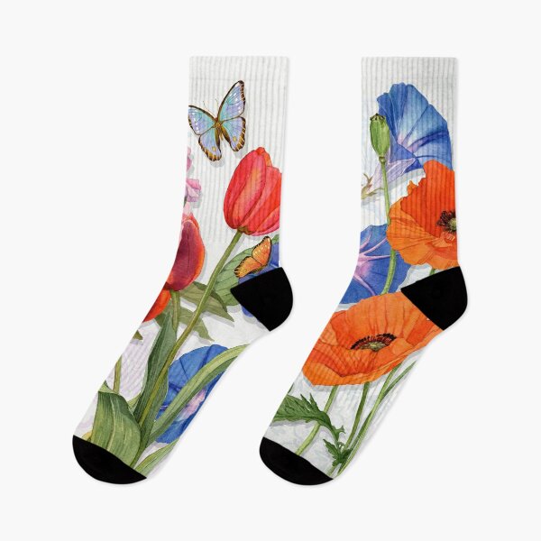 Item preview, Botanical Flowers 2 designed and sold by Lynnea Washburn.