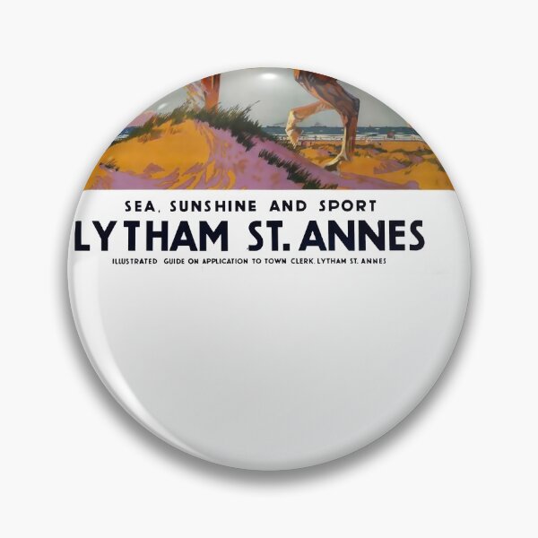 Item preview, Railway Poster Lytham St Annes designed and sold by stickart-marek.