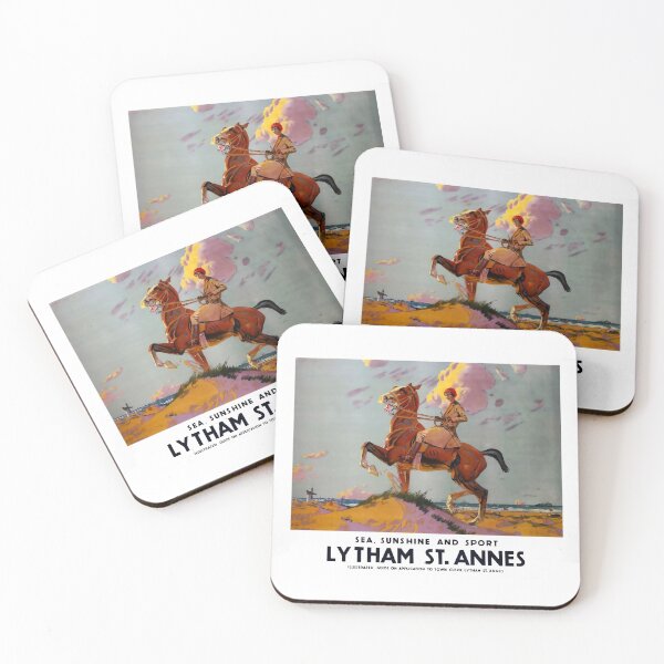 Item preview, Railway Poster Lytham St Annes designed and sold by stickart-marek.