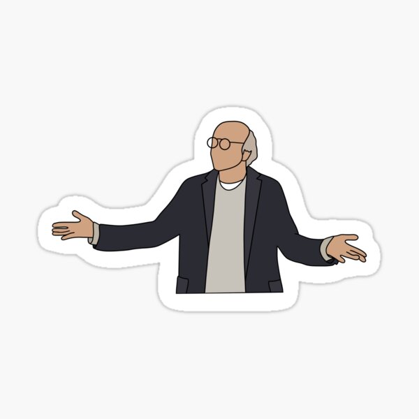 Larry David Sticker