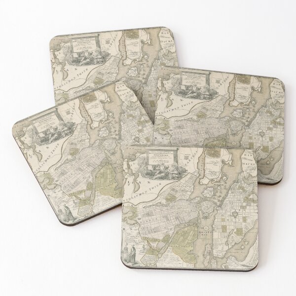 Item preview, Mapa vintage de Estocolmo, Suecia (1720) designed and sold by BravuraMedia.