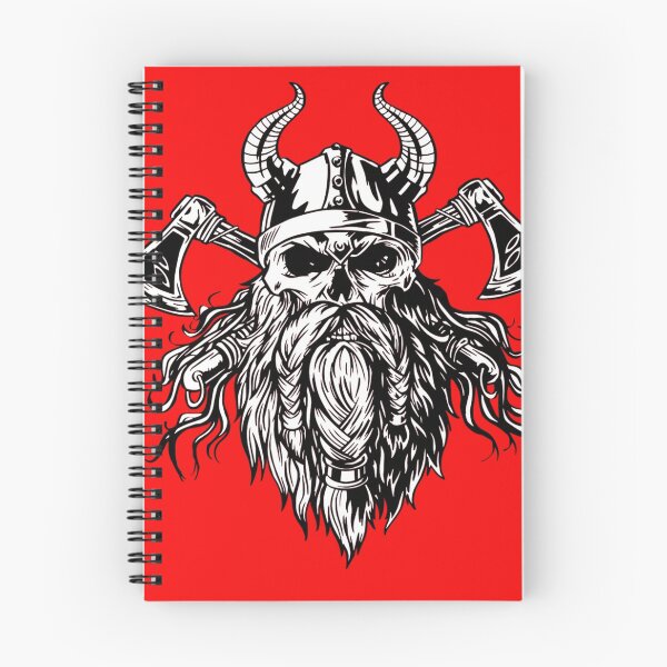 Item preview, Viking Skull With Beard  designed and sold by PatrickPOD.