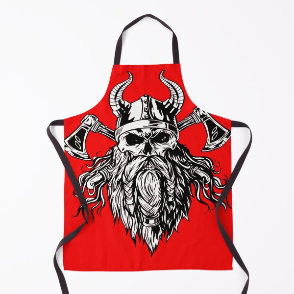 Item preview, Viking Skull With Beard  designed and sold by PatrickPOD.
