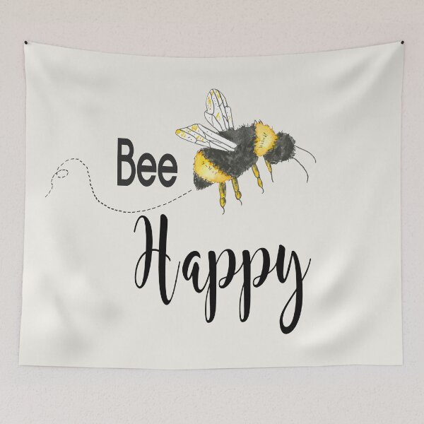 Item preview, BEE HAPPY designed and sold by latiendadearyam.