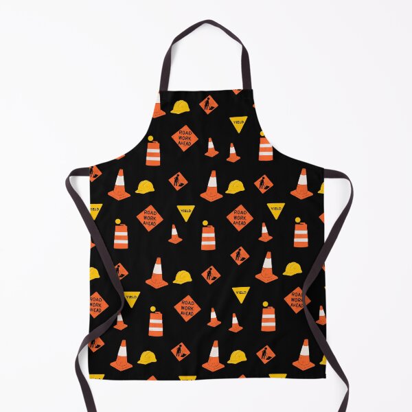 Item preview, Transportation Construction Engineer Pattern with Black Background  designed and sold by WildeandCo.