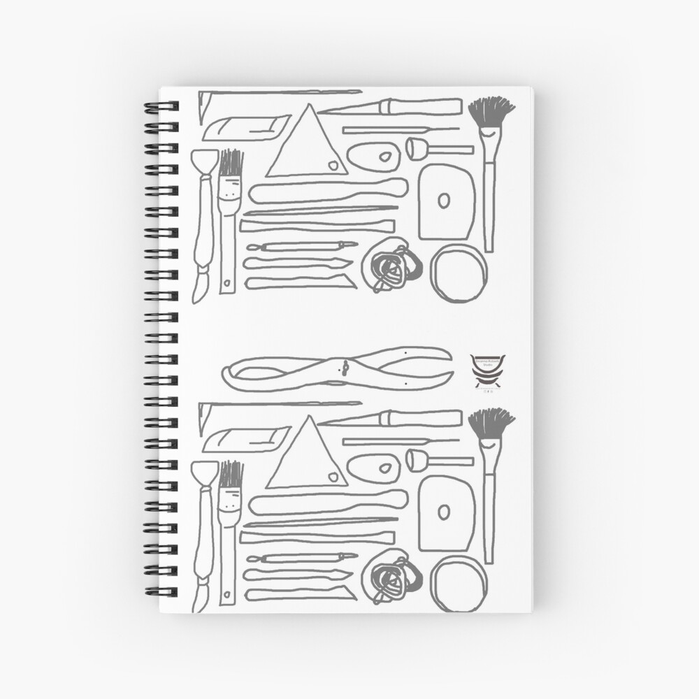 POTTERY TOOLS Spiral Notebook