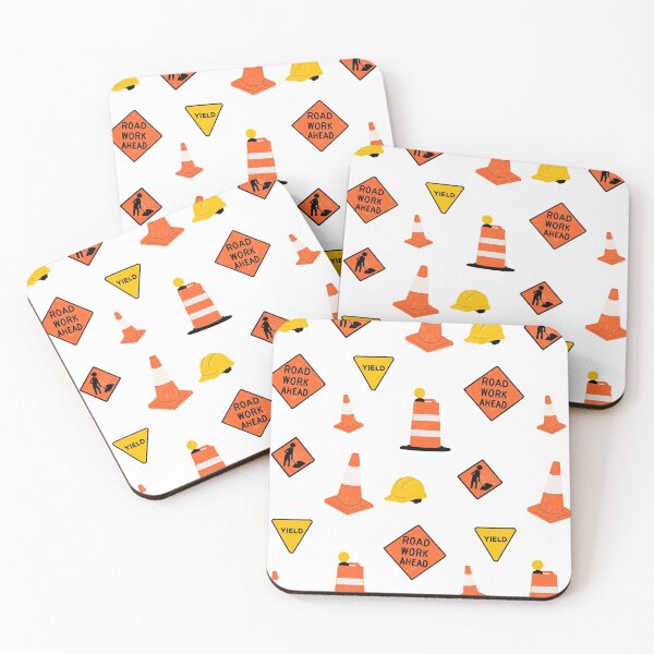 Item preview, Transportation Construction Engineer Pattern with White Background  designed and sold by WildeandCo.