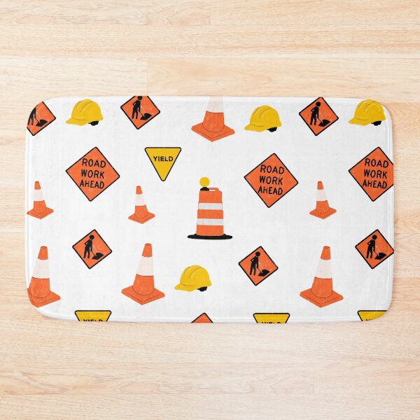 Item preview, Transportation Construction Engineer Pattern with White Background  designed and sold by WildeandCo.