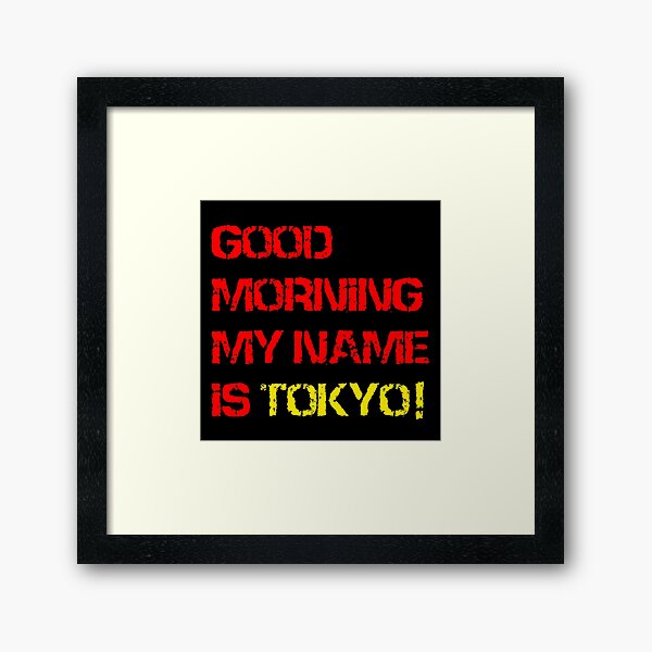 Tokyo S Revenge Goodmorningtokyo Framed Art Print By Hefallsasleep Redbubble - roblox id goodmorningtokyo