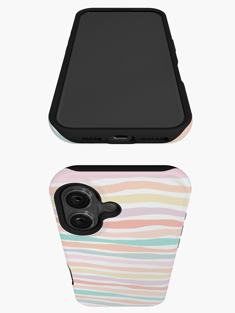 Thumbnail 3 of 4, iPhone Case, Colorful Stripes designed and sold by raluca20.